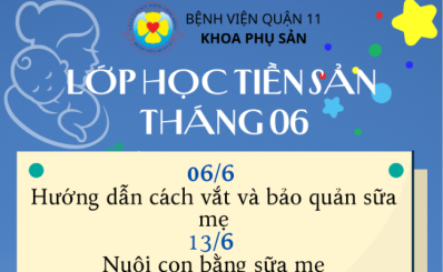 Lớp học tiền sản tháng 6 năm 2024